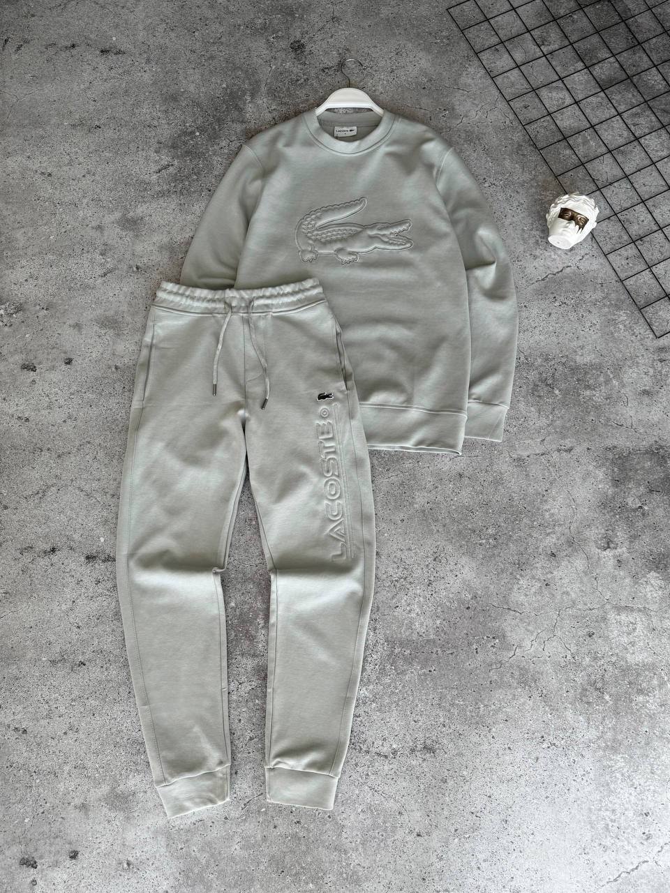 Lacoste™ Premium Embossed Tracksuit Set.