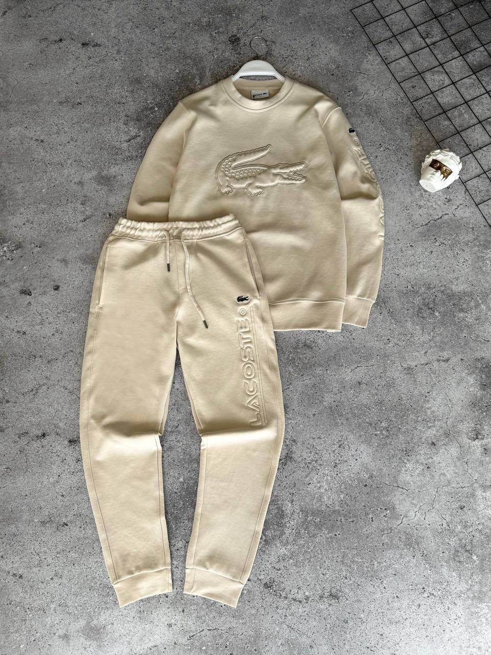 Lacoste™ Premium Embossed Tracksuit Set.