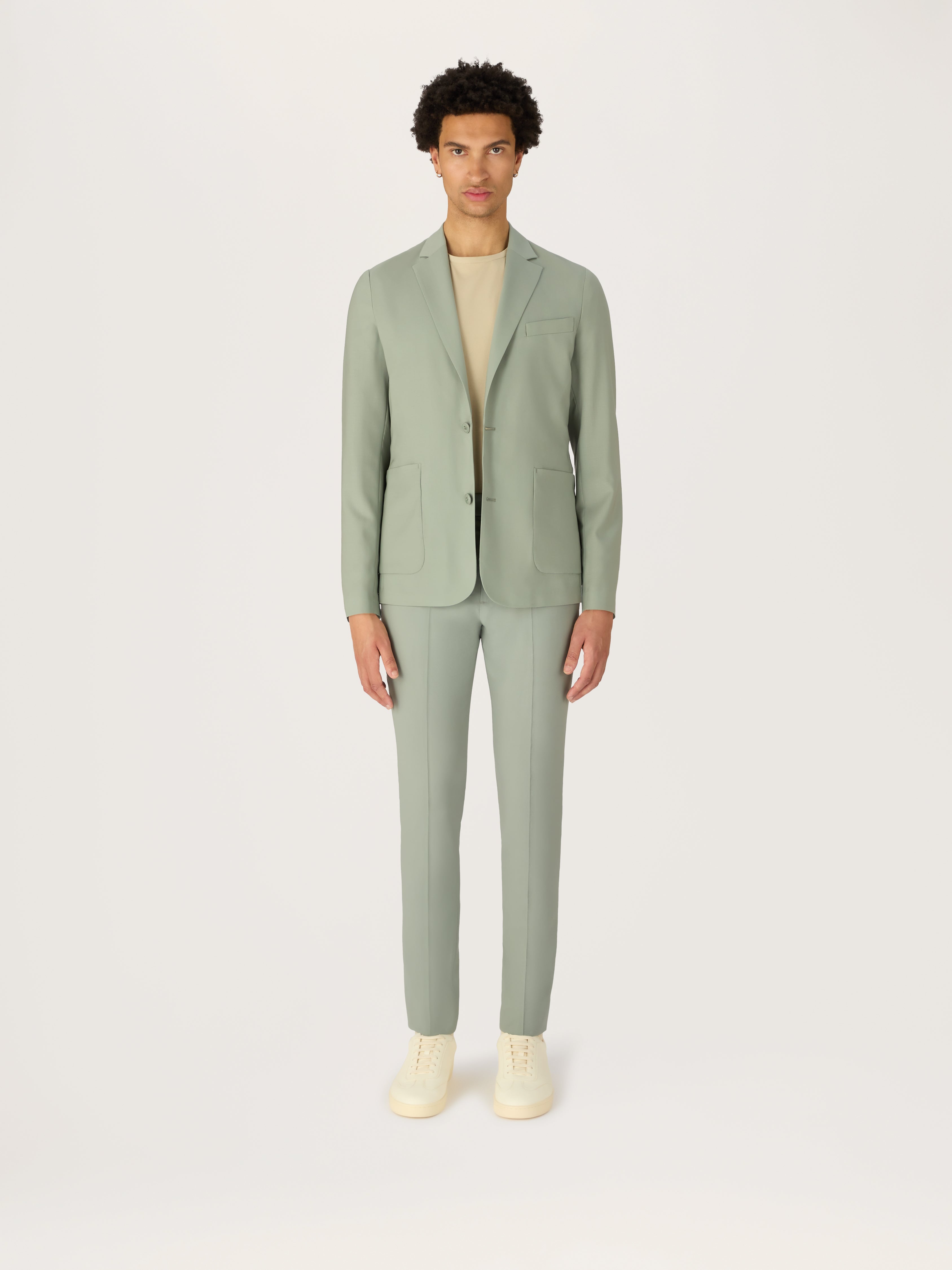 The Tropical Wool 24 Blazer || Sage | Tropical Wool